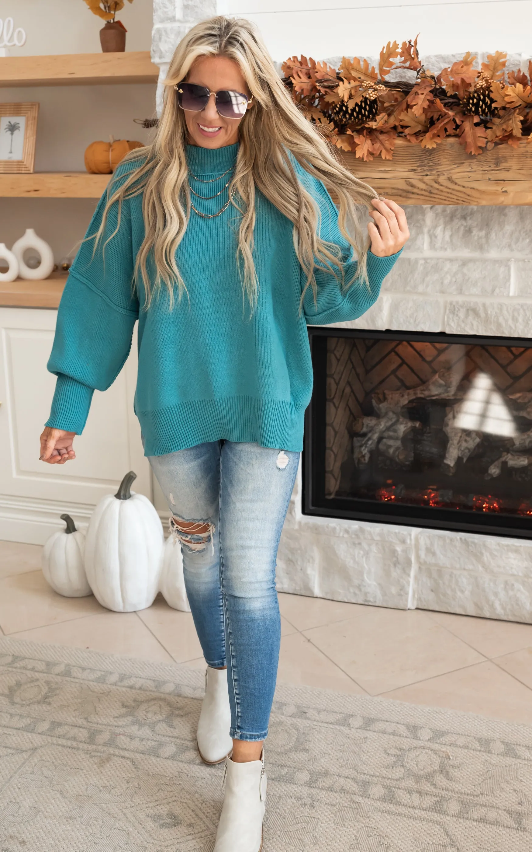 The Monica Side Slit Oversized Sweater | Part 2