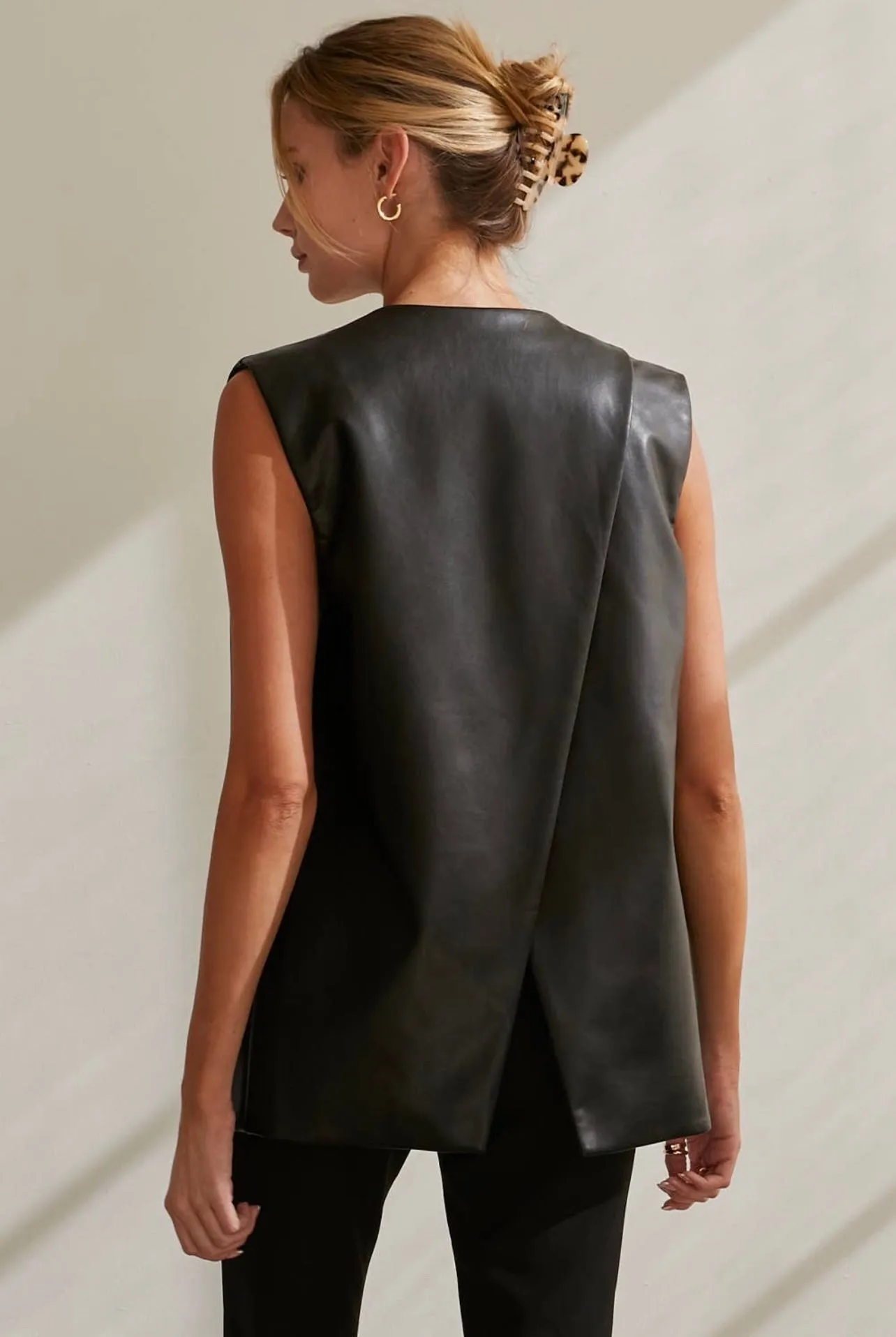 The Quinn Leather Vest - FINAL SALE
