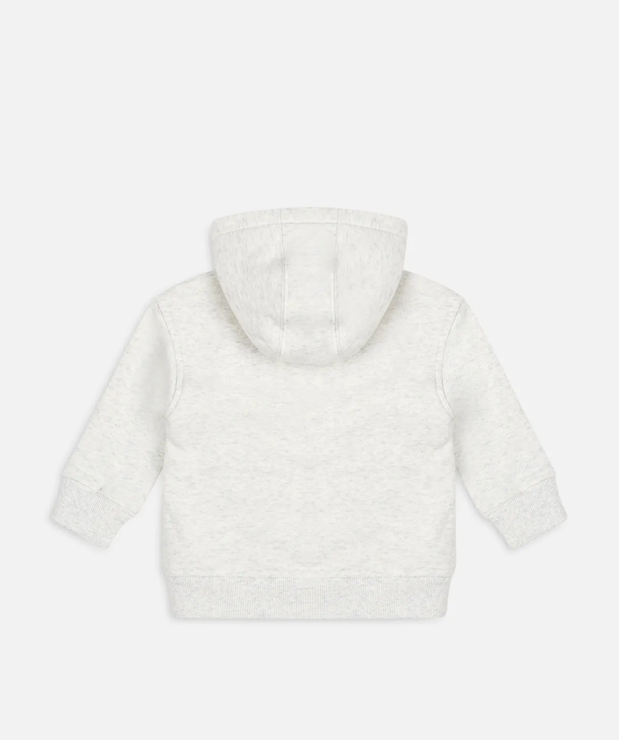 The Sherpa Huntington Hoodie - Light Grey Marle/White