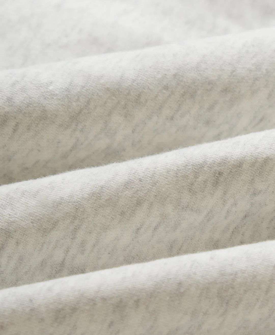The Sherpa Huntington Hoodie - Light Grey Marle/White