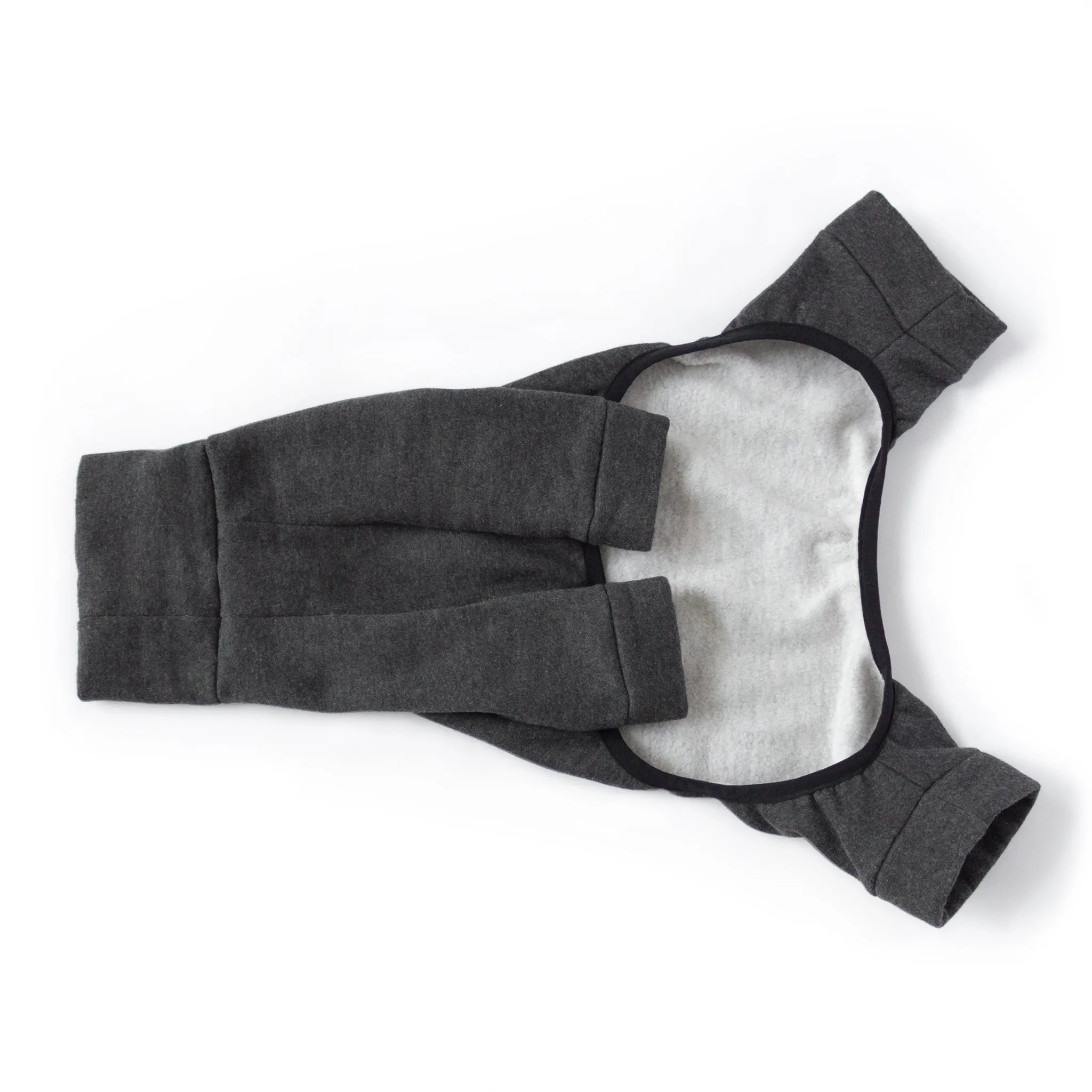 Tracksuit Dog Onesie - Dark Grey