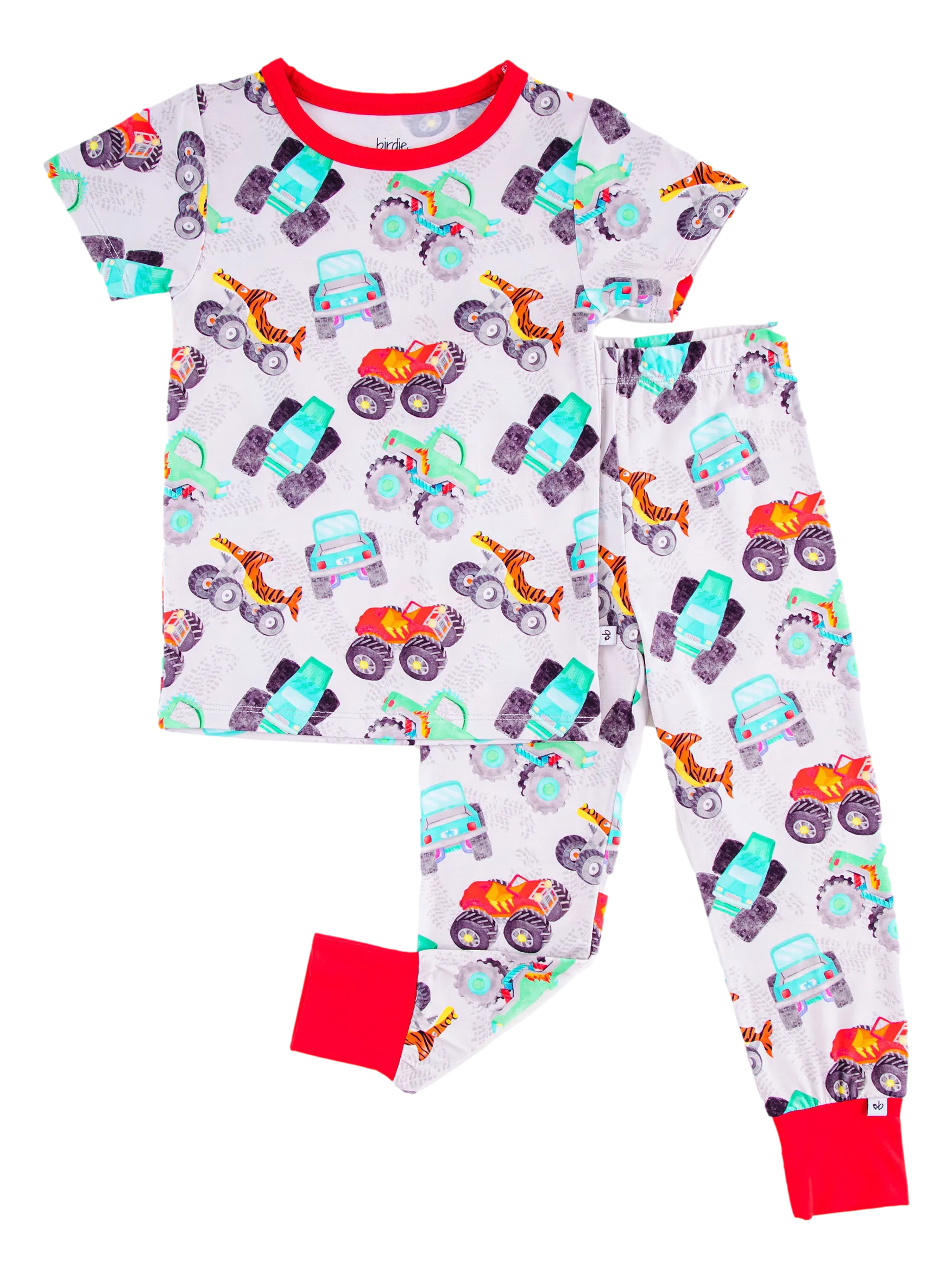 Two Piece Short Sleeve Pajama Set- Tyler- Final Sale