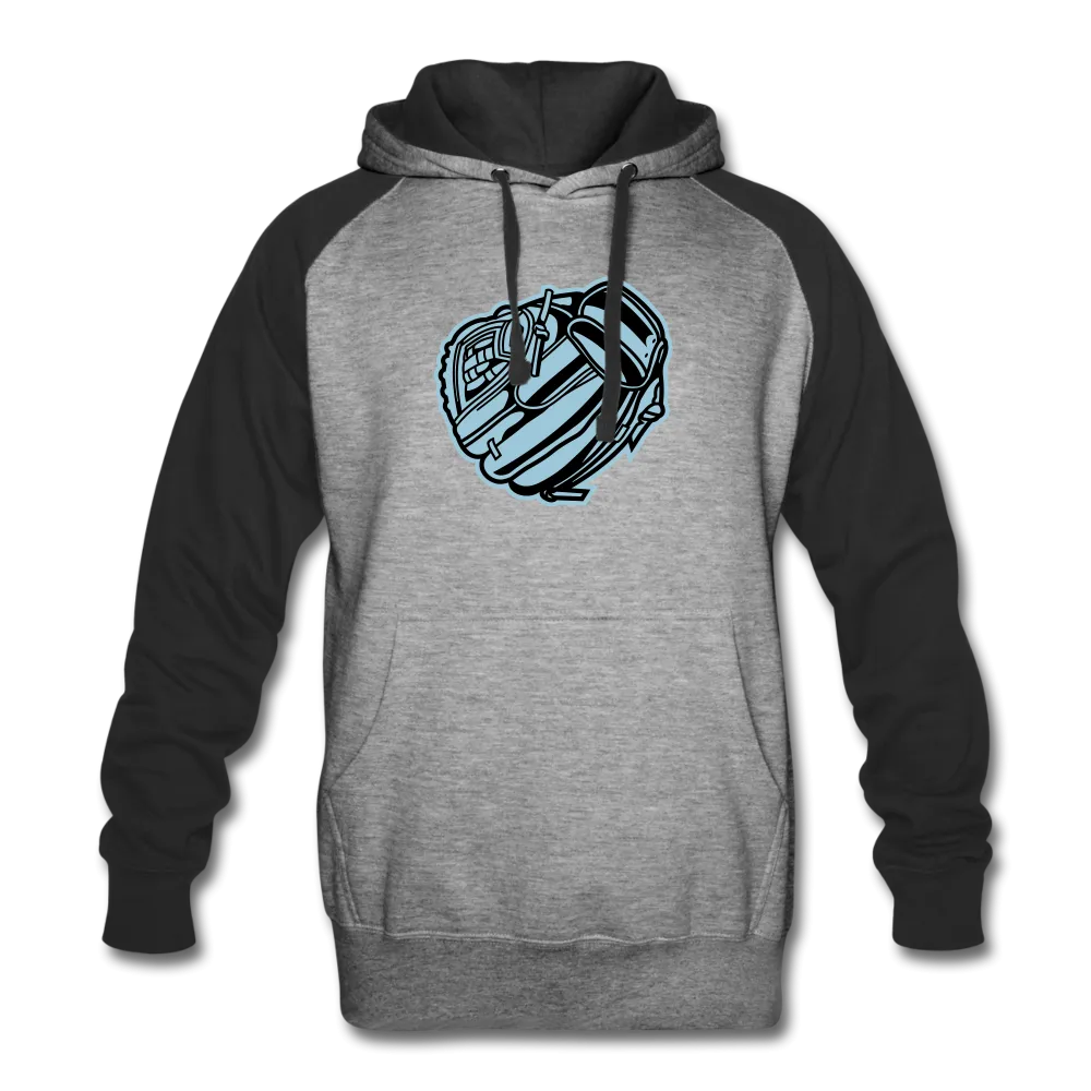 UNISEX BASEBALL GLOVE Colorblock Hoodie
