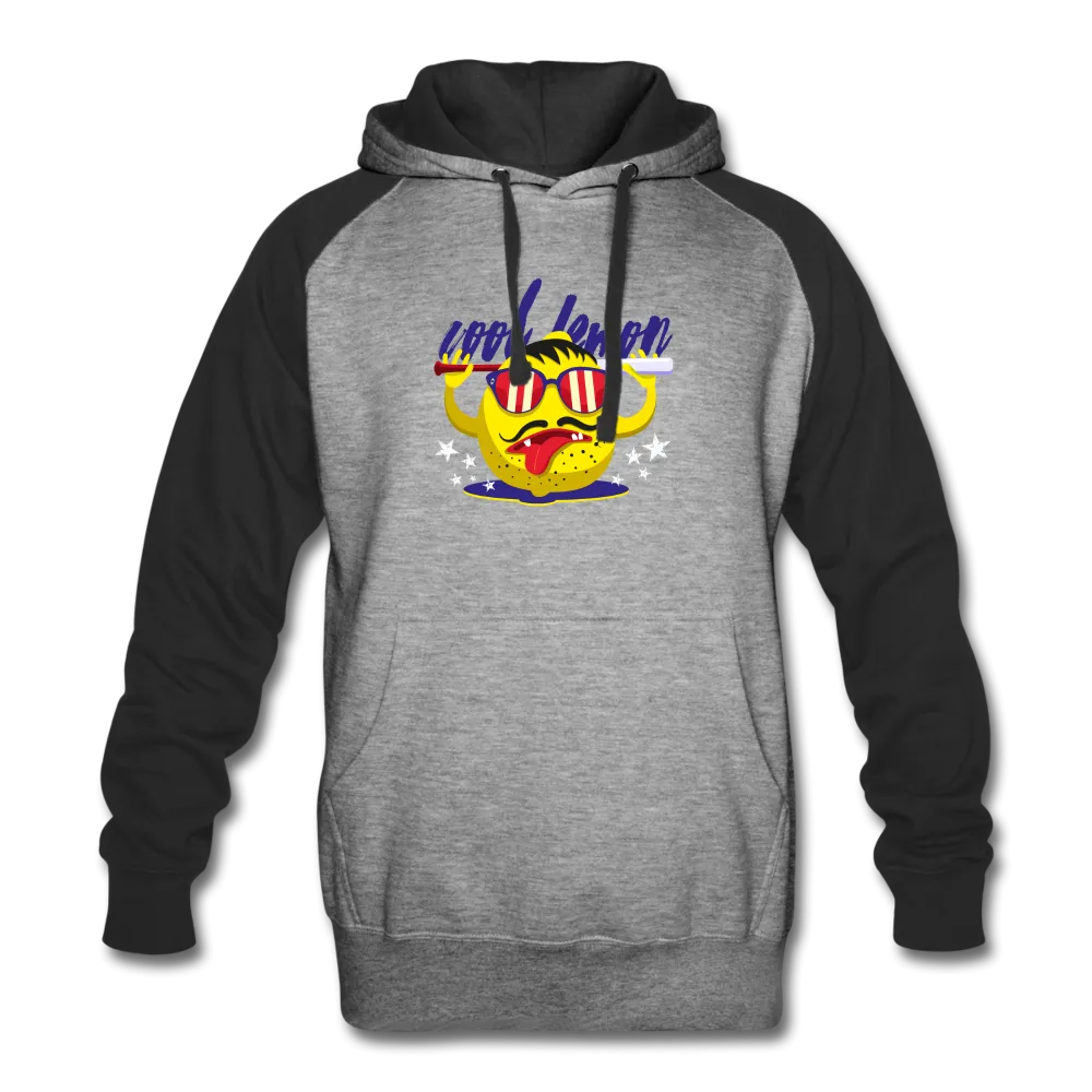 UNISEX COOL LEMON Colorblock Hoodie