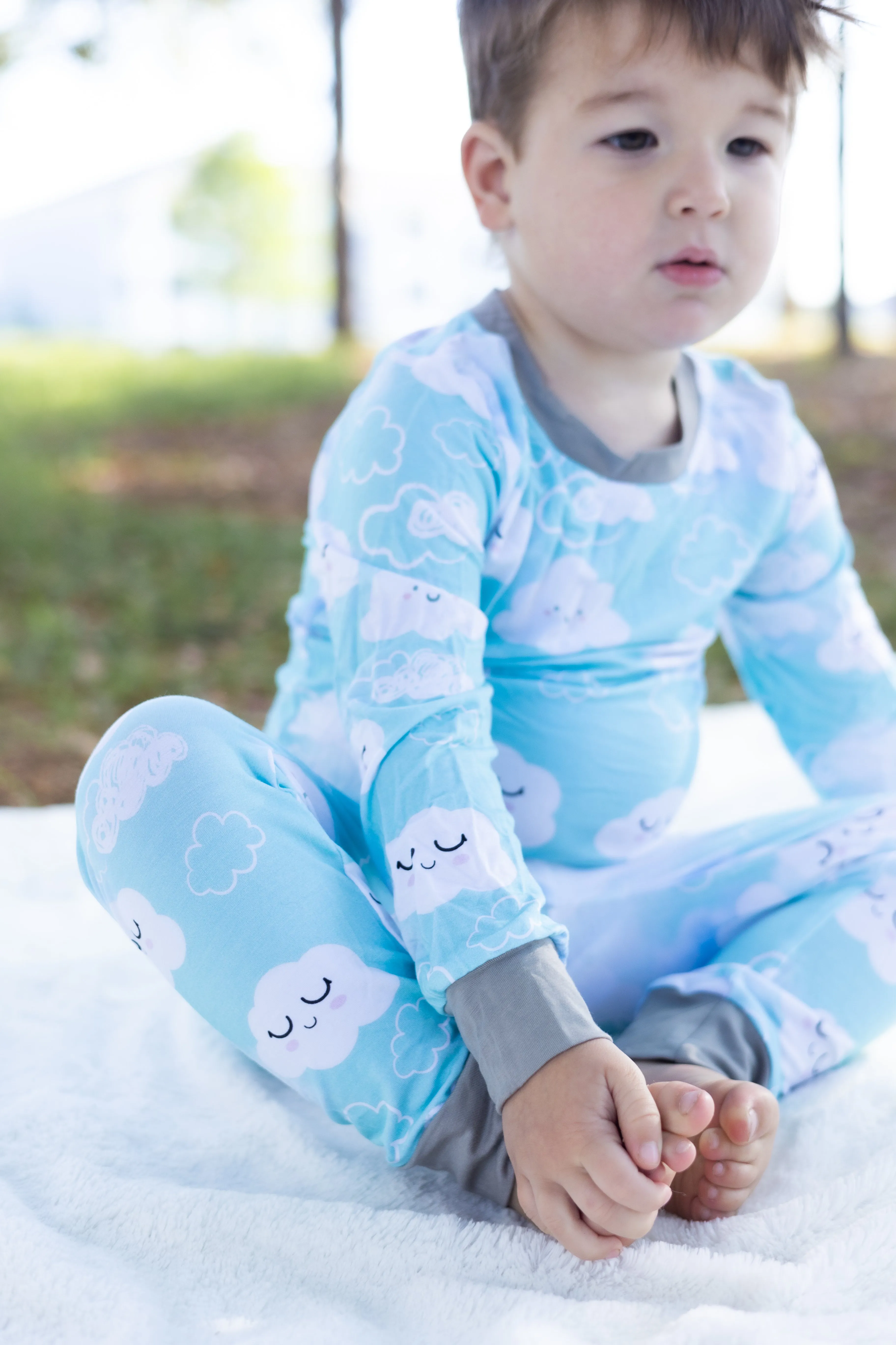 Up In The Clouds Bamboo Pajama Set