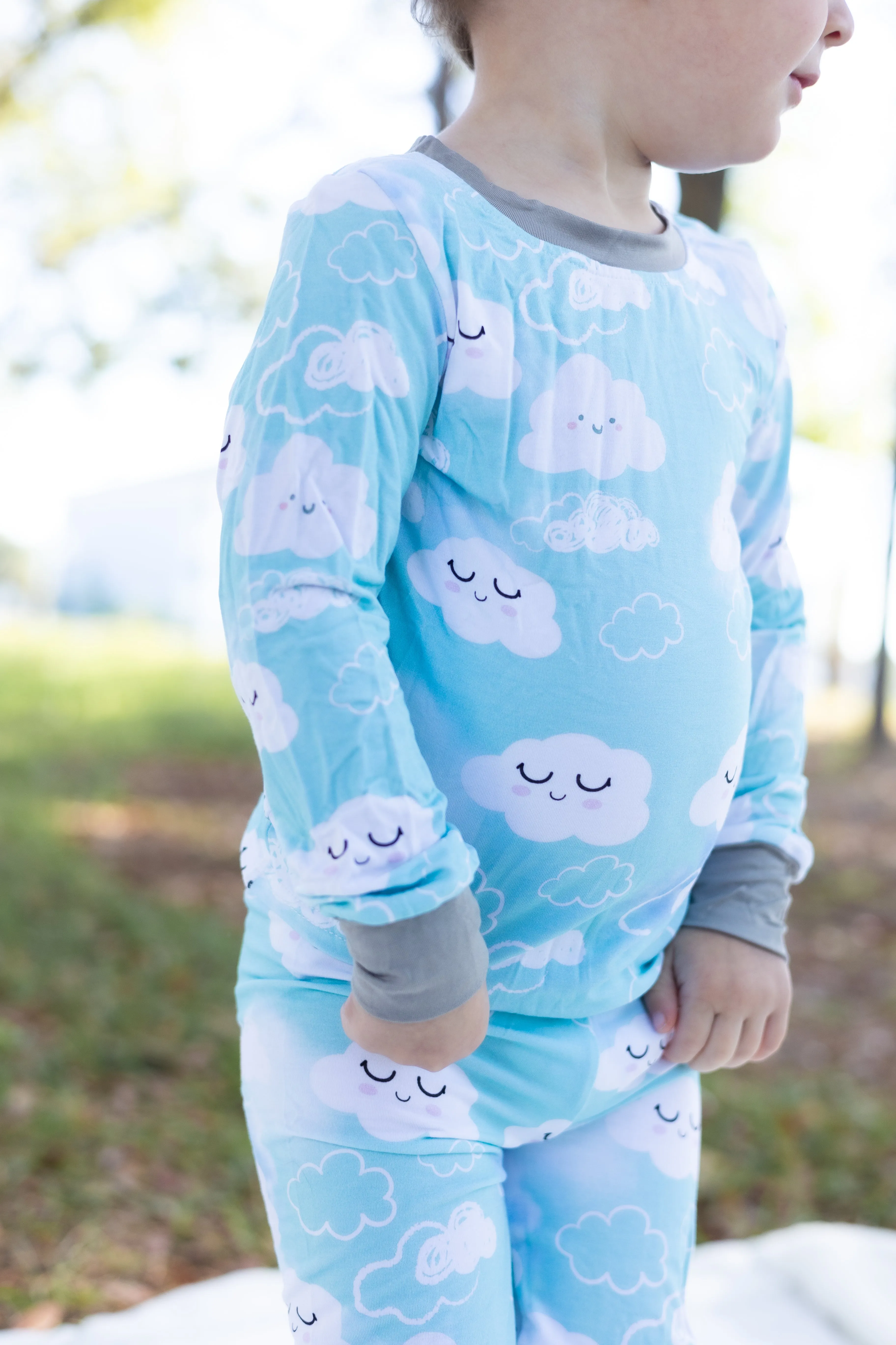 Up In The Clouds Bamboo Pajama Set