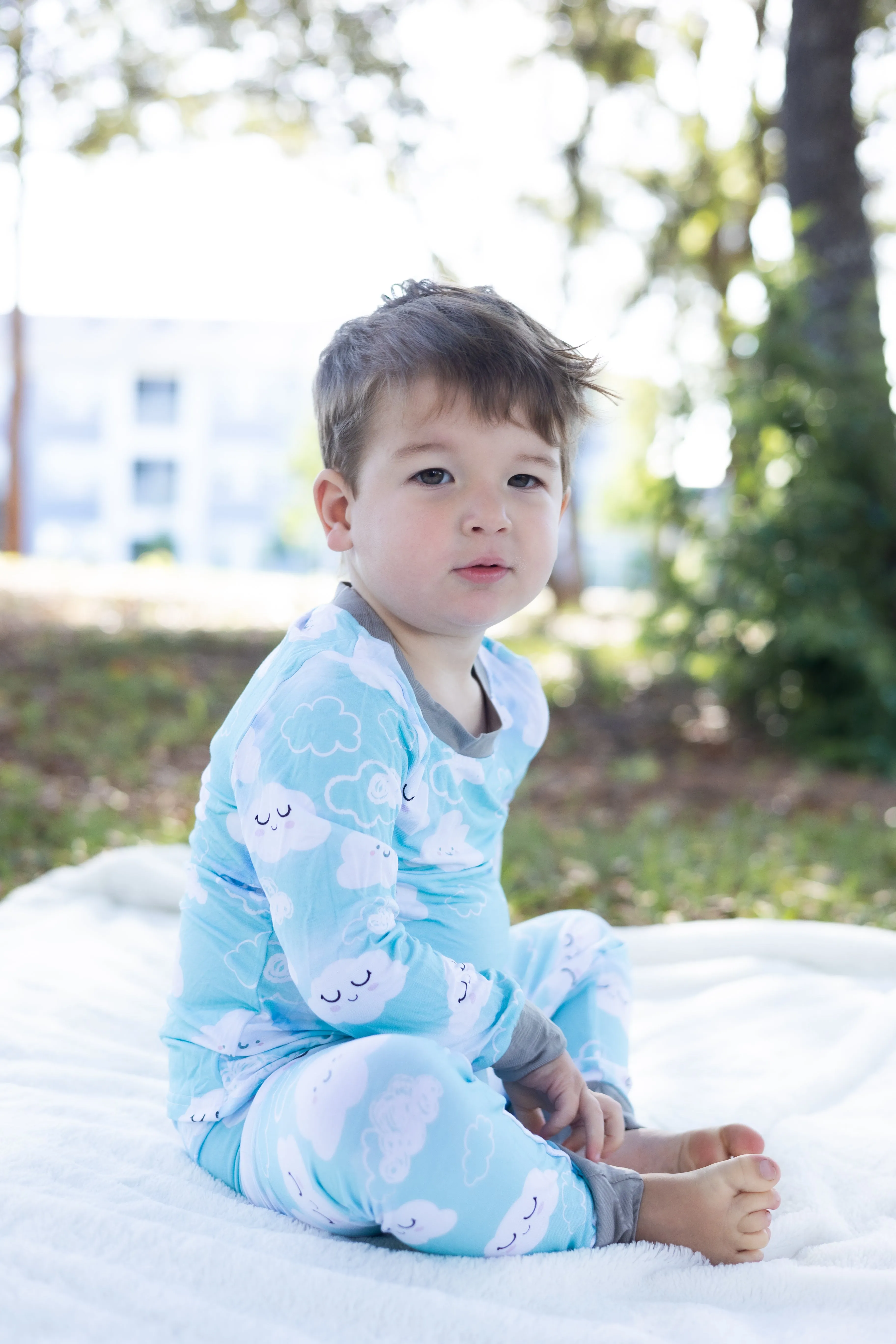 Up In The Clouds Bamboo Pajama Set
