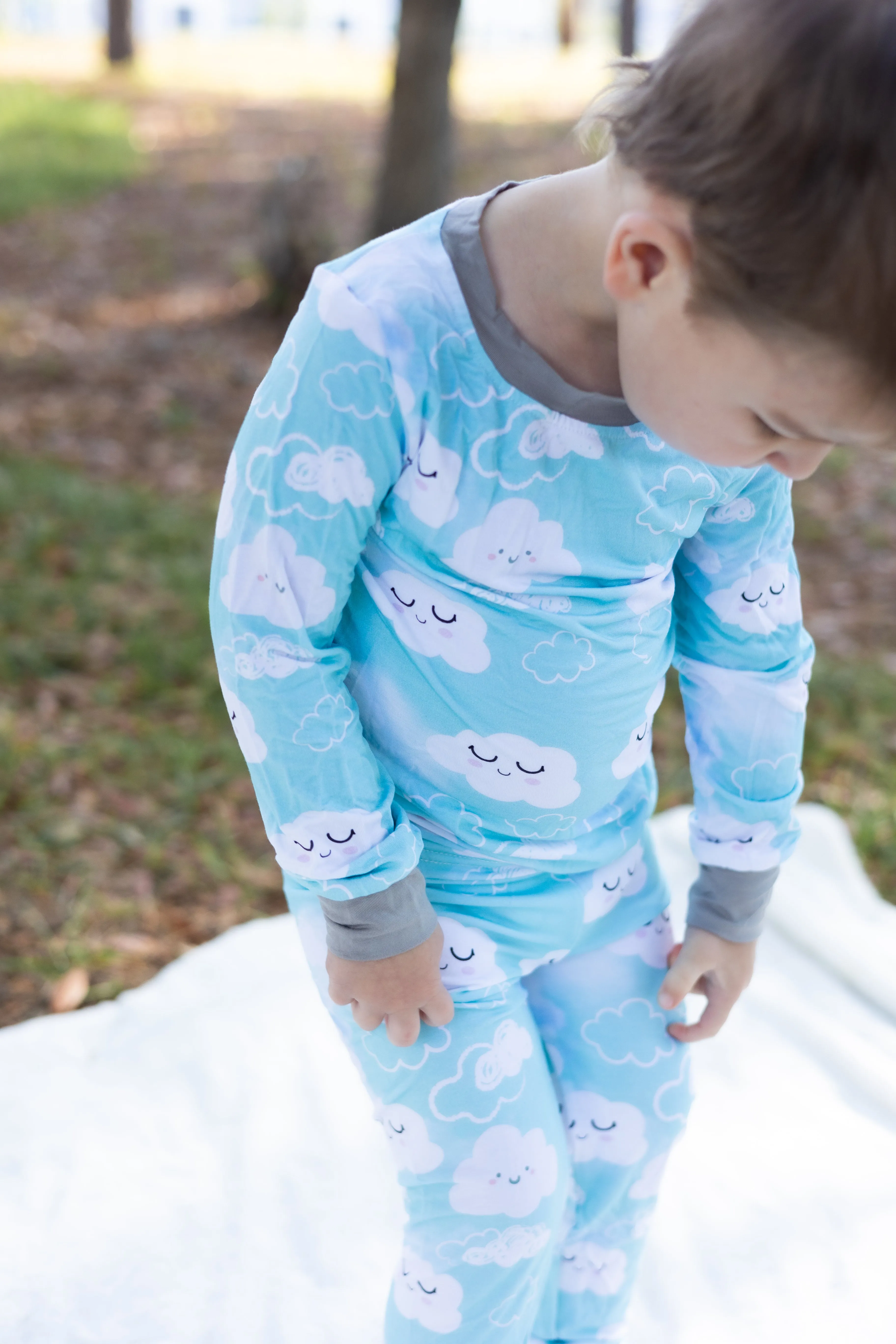 Up In The Clouds Bamboo Pajama Set