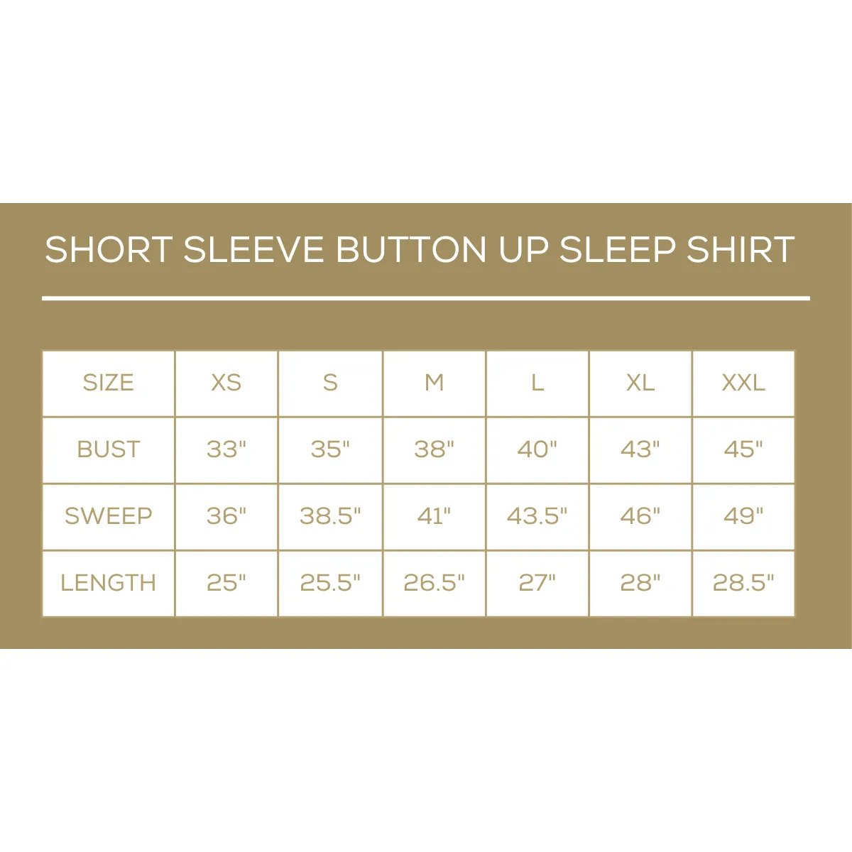 US of Yay Short Sleeve Button Up Sleep Shirt