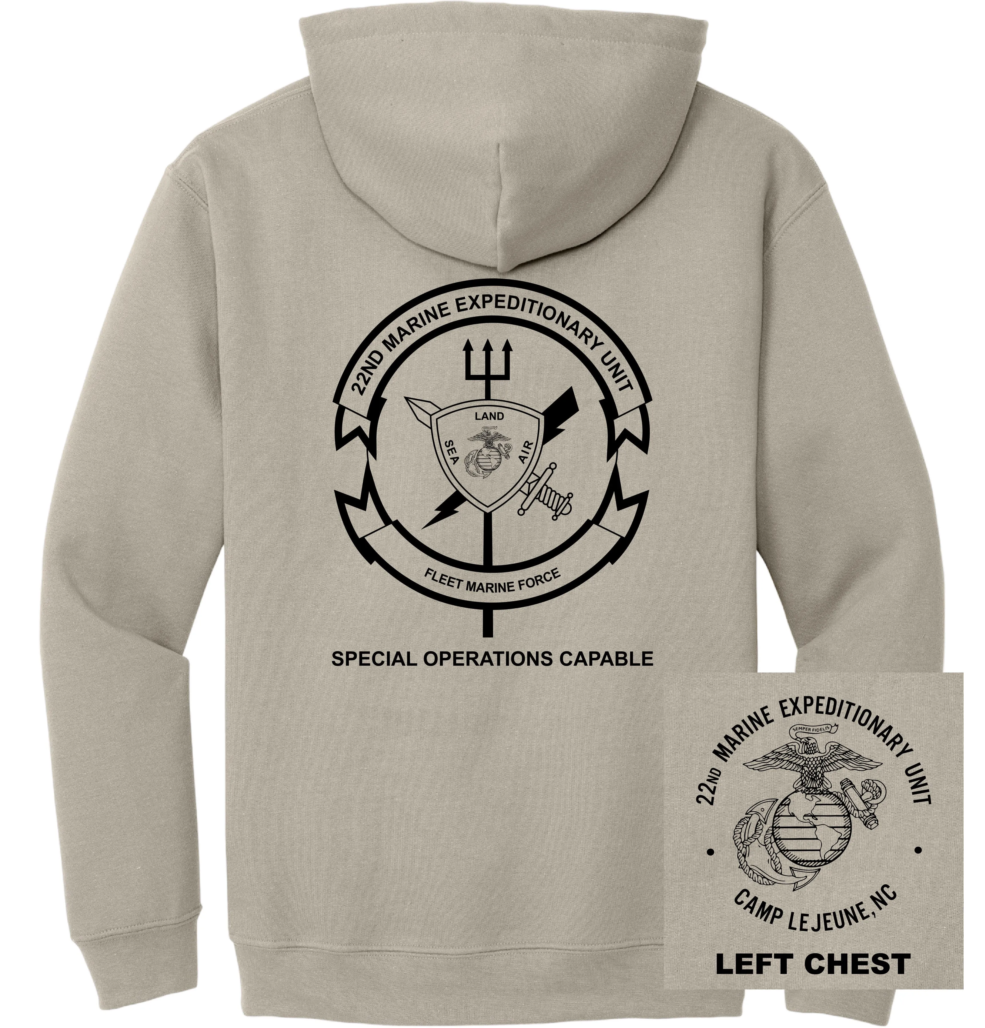 USMC - 22nd Marine Expeditionary Unit (MEU) Hoodie