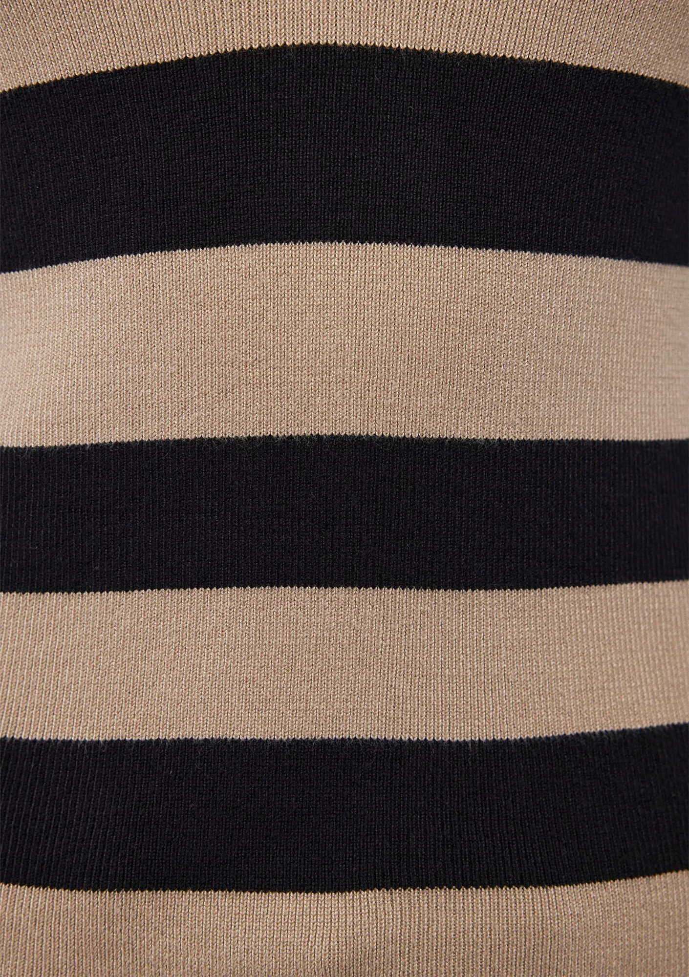 V Neck Striped White Sweater