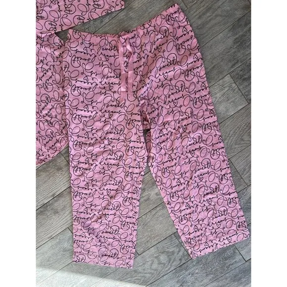 Victoria Secret Pajama Set NWT Flannel two piece‎ pajamas XXL Sweet Dreams 2XL