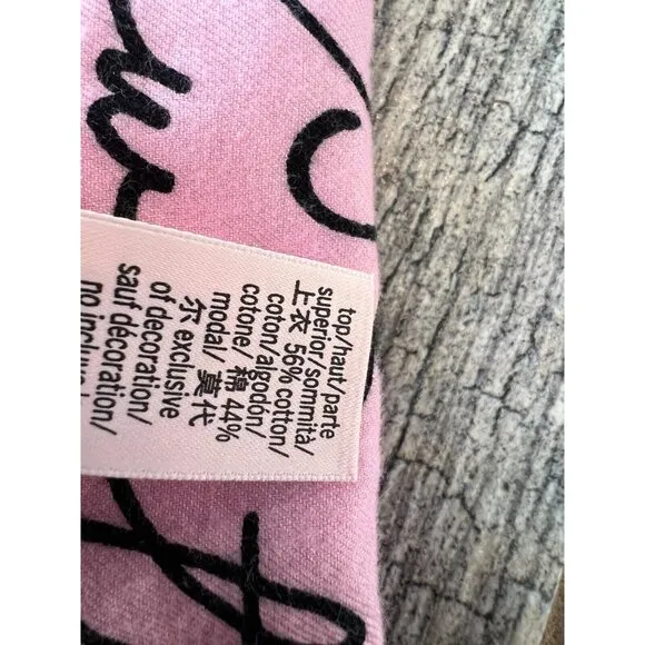 Victoria Secret Pajama Set NWT Flannel two piece‎ pajamas XXL Sweet Dreams 2XL