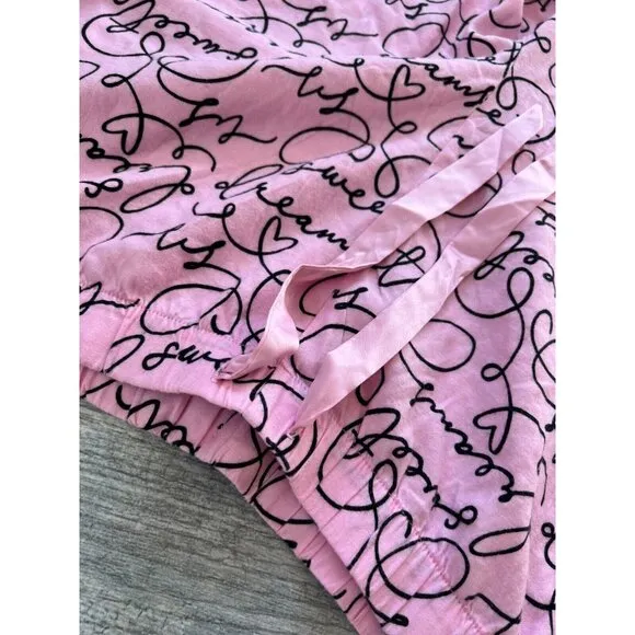 Victoria Secret Pajama Set NWT Flannel two piece‎ pajamas XXL Sweet Dreams 2XL