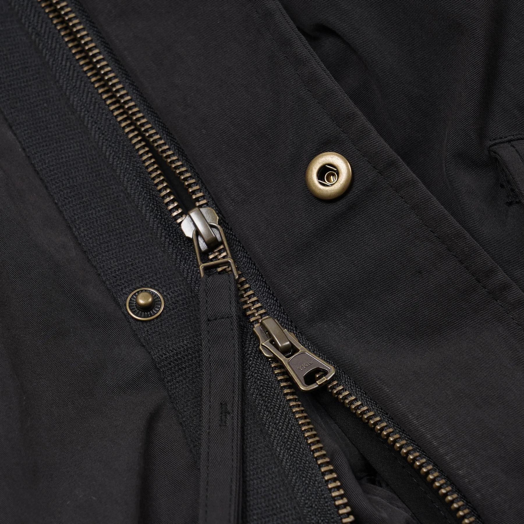 VINCENT M1965 FISHTAIL 2 IN 1 PARKA JACKET - BLACK