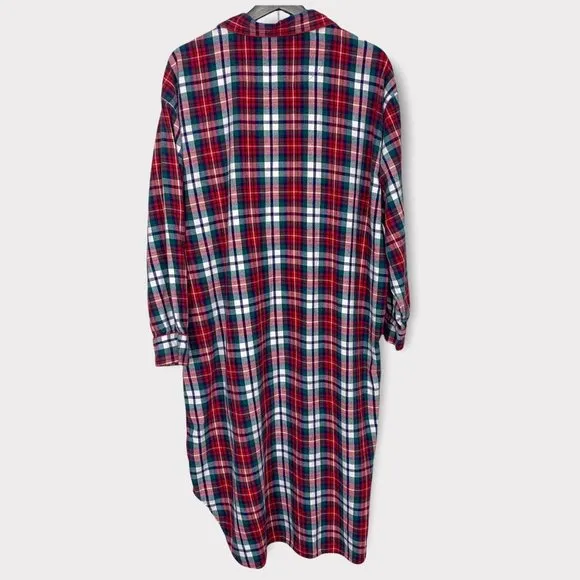 Vintage 90s Winnie The Pooh Plaid Flannel Long Pajamas One Size