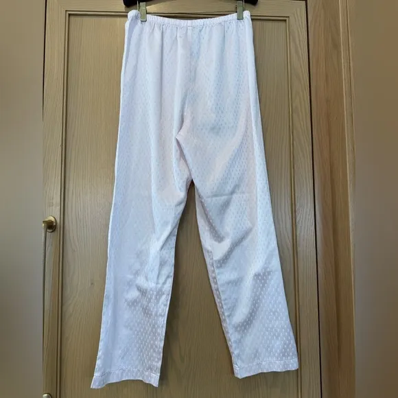 Vintage Oscar de la Renta Pink Label Two Piece Pajama Lounge Set / small