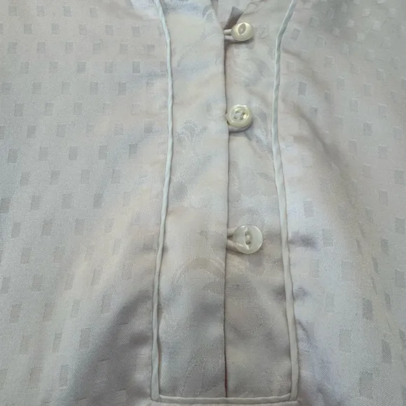 Vintage Oscar de la Renta Pink Label Two Piece Pajama Lounge Set / small