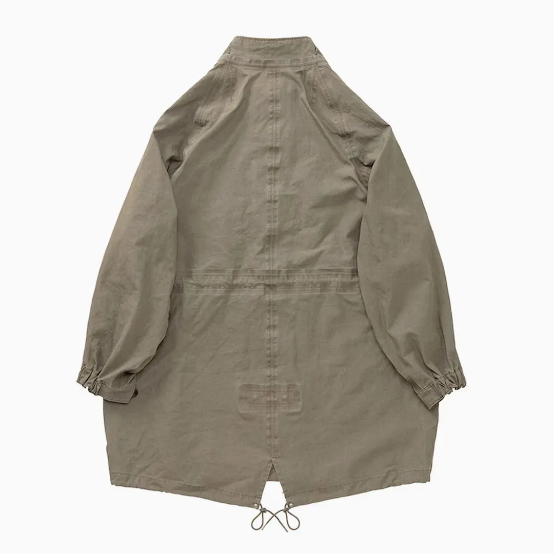Visvim Six-Five Fishtail Parka 3L DMGD Olive