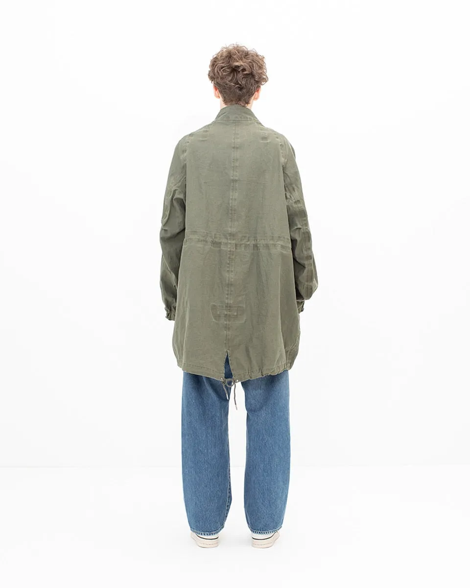 Visvim Six-Five Fishtail Parka 3L DMGD Olive