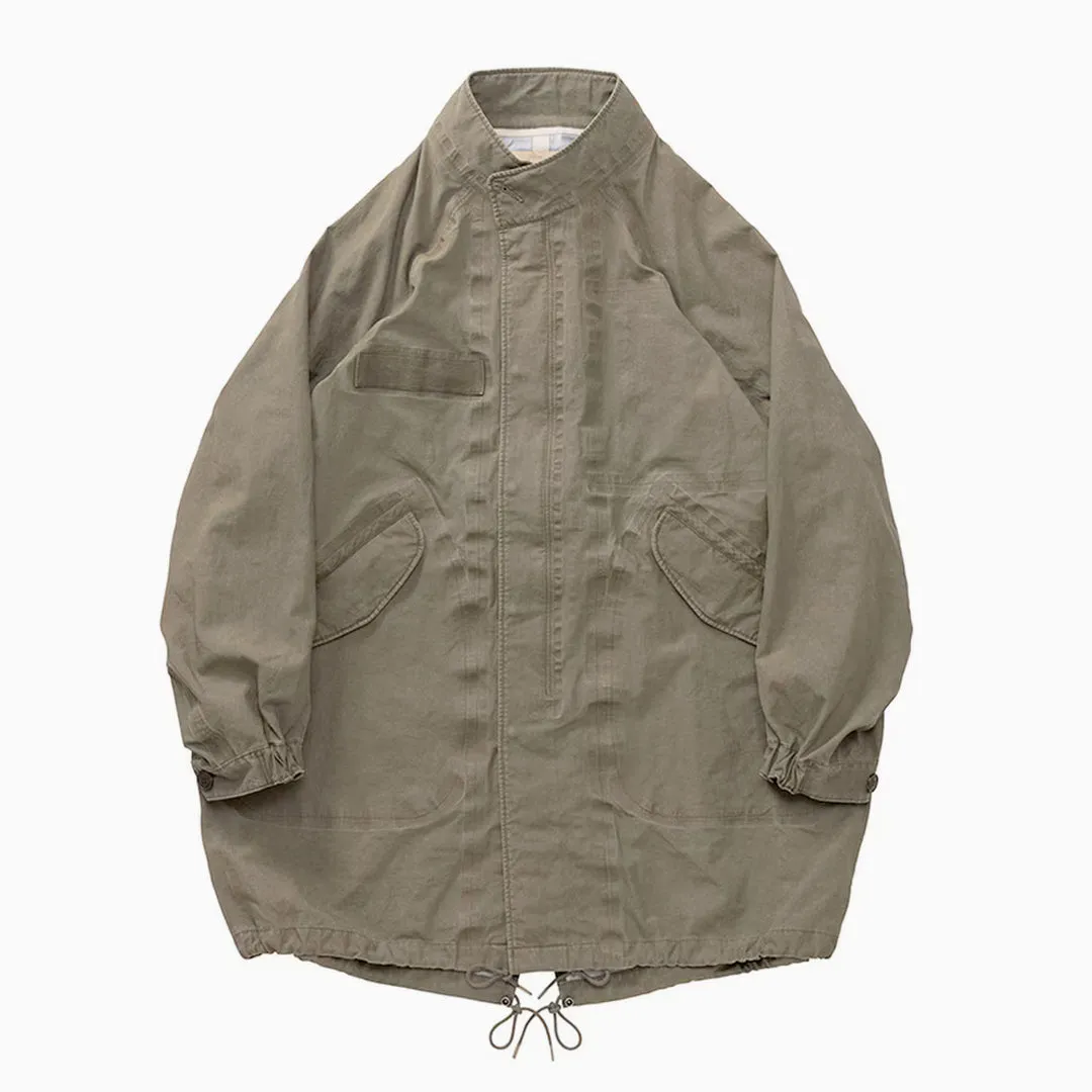 Visvim Six-Five Fishtail Parka 3L DMGD Olive