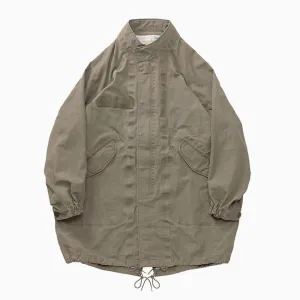 Visvim Six-Five Fishtail Parka 3L DMGD Olive