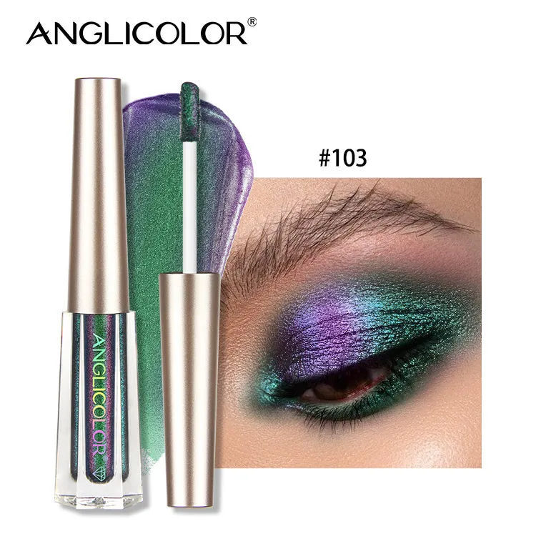 Waterproof & Sweatproof Chameleon Liquid Eyeshadow – Christmas Glitter, Multi-Color Liquid Eyeshadow for Long-Lasting Wear