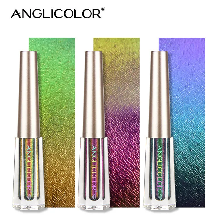 Waterproof & Sweatproof Chameleon Liquid Eyeshadow – Christmas Glitter, Multi-Color Liquid Eyeshadow for Long-Lasting Wear