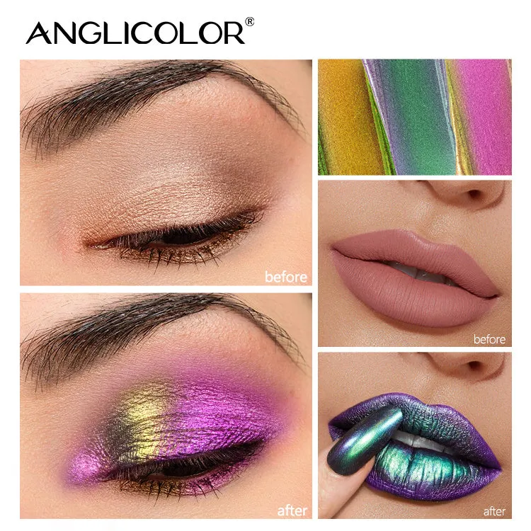 Waterproof & Sweatproof Chameleon Liquid Eyeshadow – Christmas Glitter, Multi-Color Liquid Eyeshadow for Long-Lasting Wear
