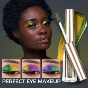 Waterproof & Sweatproof Chameleon Liquid Eyeshadow – Christmas Glitter, Multi-Color Liquid Eyeshadow for Long-Lasting Wear