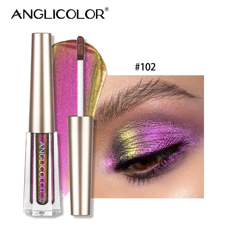 Waterproof & Sweatproof Chameleon Liquid Eyeshadow – Christmas Glitter, Multi-Color Liquid Eyeshadow for Long-Lasting Wear