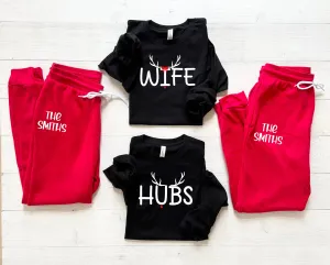 Wife Hubs Customized Christmas Pajamas