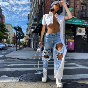 Women Top Lapel Button Up Short Sleeve Summer Cardigans