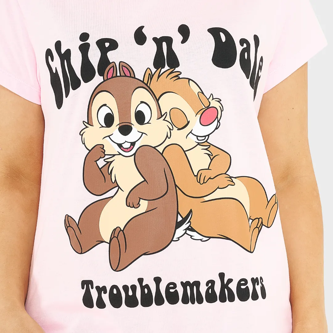 Womens Chip 'n' Dale Short Pajamas