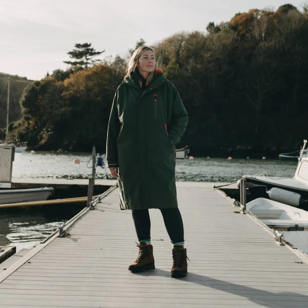 Women's EVO Pro Slimline Waterproof Parka Jacket - Forest Green