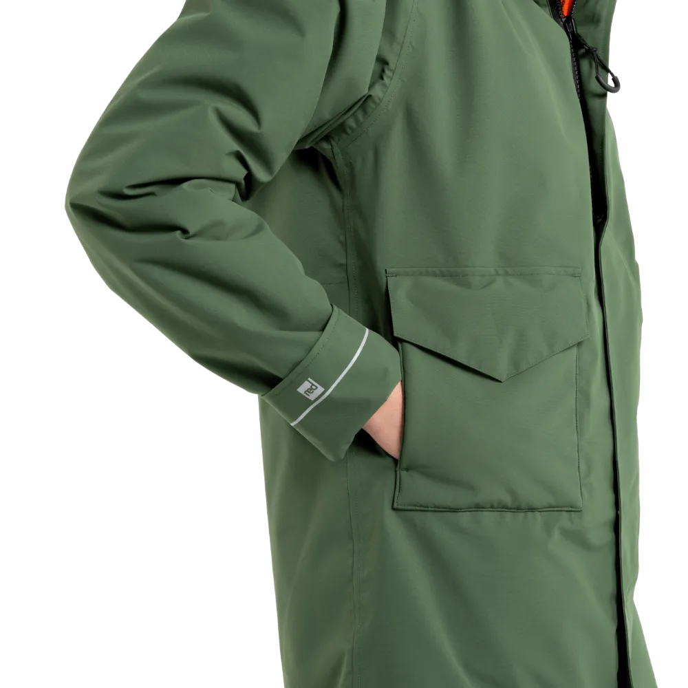 Women's EVO Pro Slimline Waterproof Parka Jacket - Forest Green