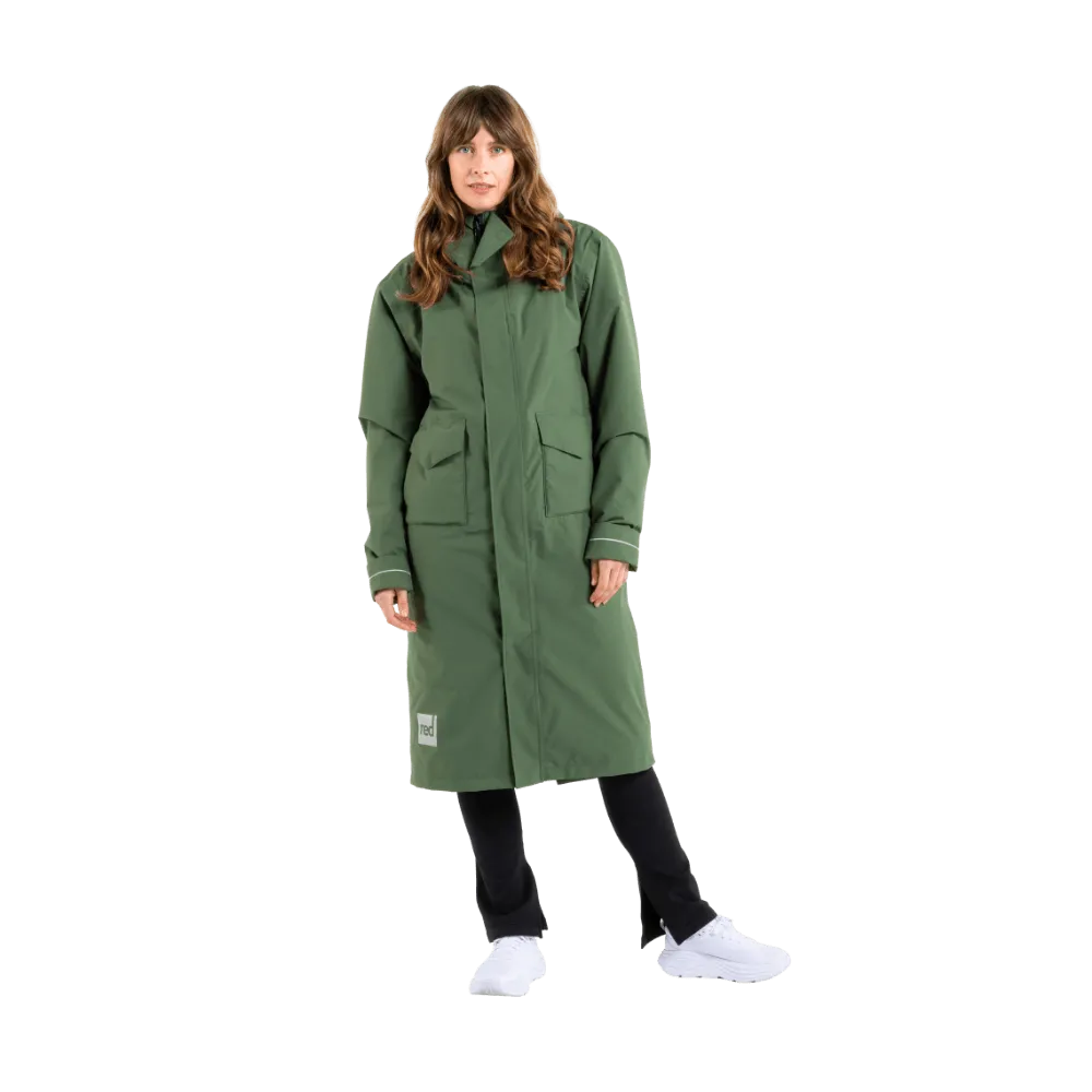 Women's EVO Pro Slimline Waterproof Parka Jacket - Forest Green
