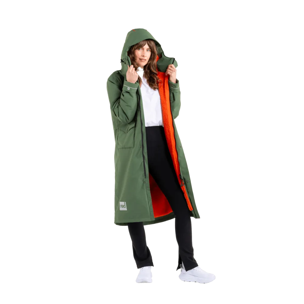 Women's EVO Pro Slimline Waterproof Parka Jacket - Forest Green