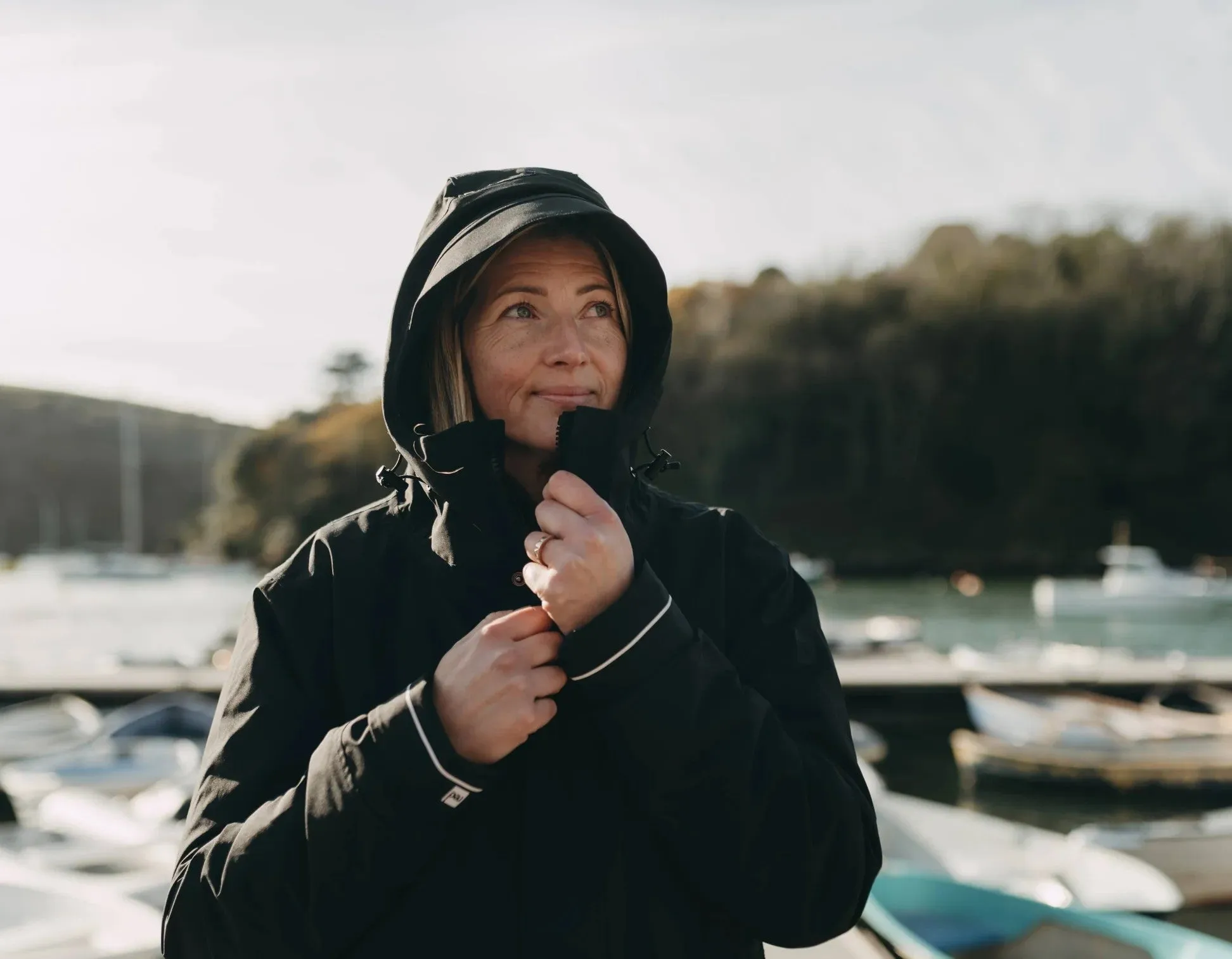 Women's EVO Pro Slimline Waterproof Parka Jacket - Stealth Black