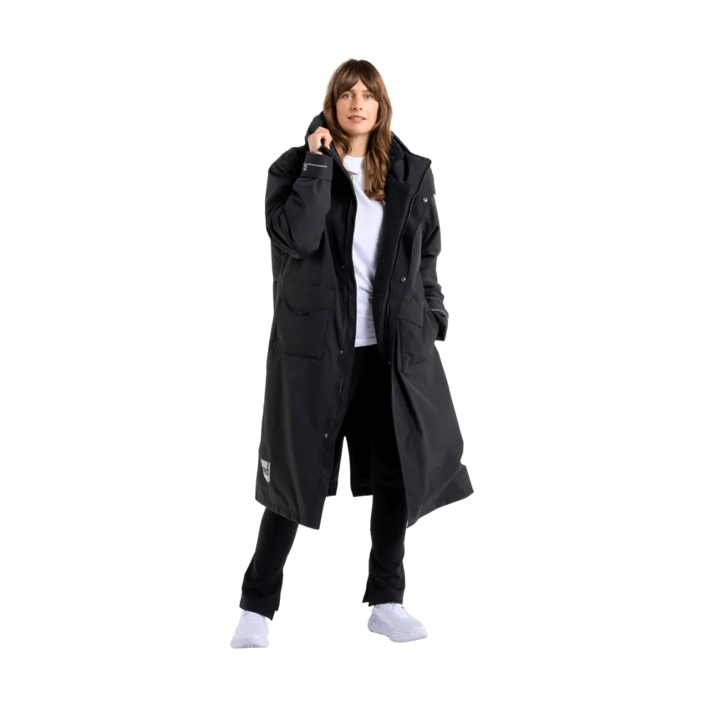 Women's EVO Pro Slimline Waterproof Parka Jacket - Stealth Black