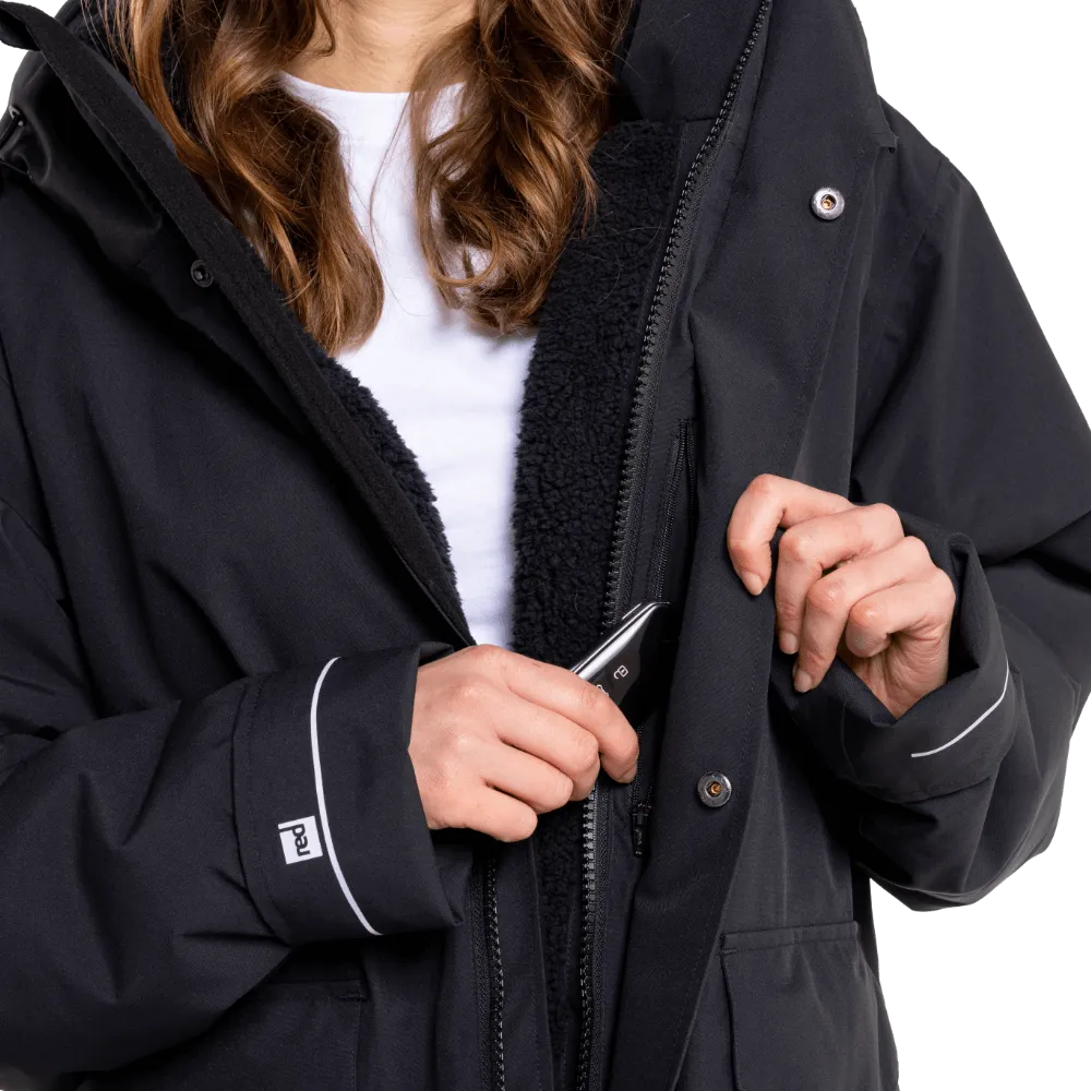 Women's EVO Pro Slimline Waterproof Parka Jacket - Stealth Black