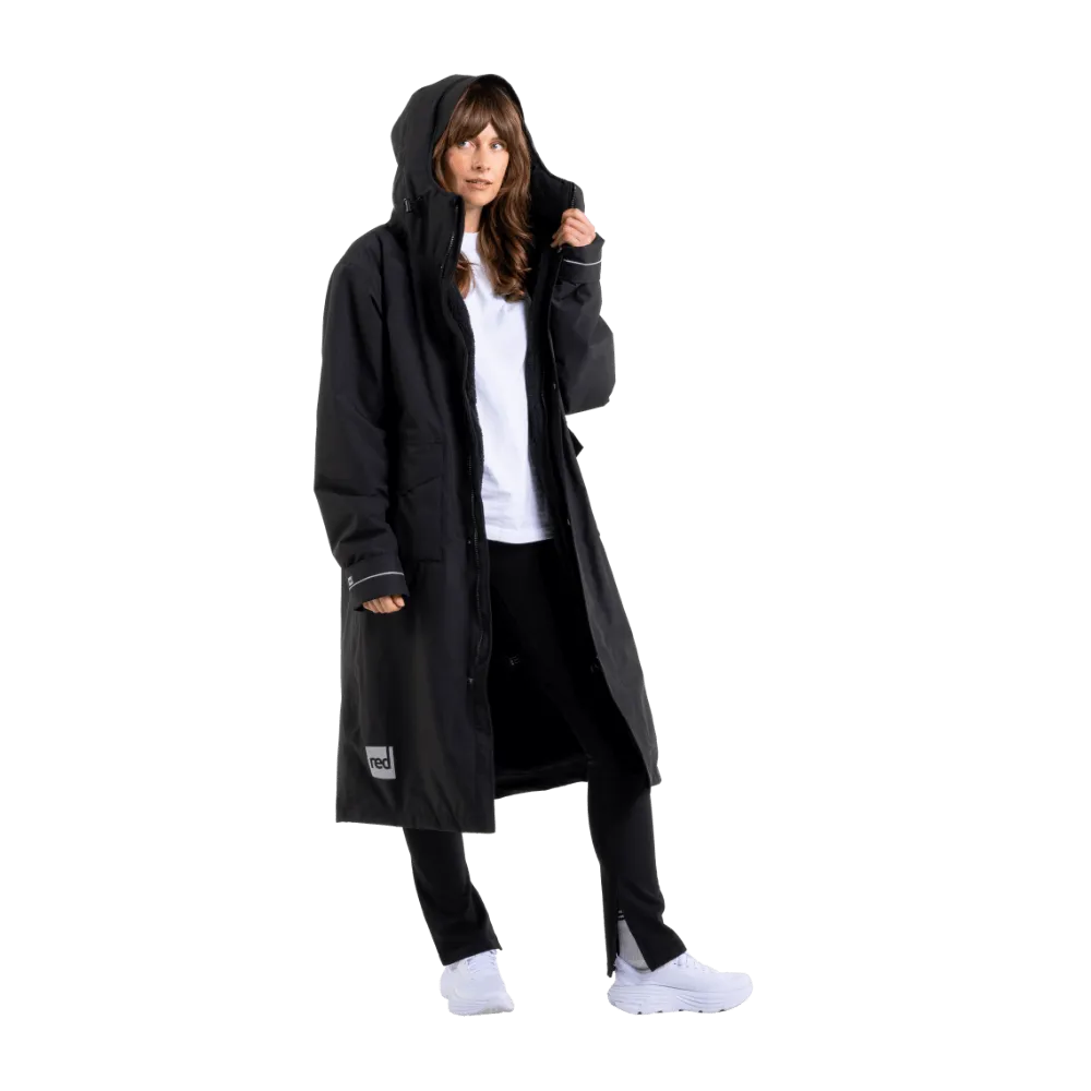 Women's EVO Pro Slimline Waterproof Parka Jacket - Stealth Black