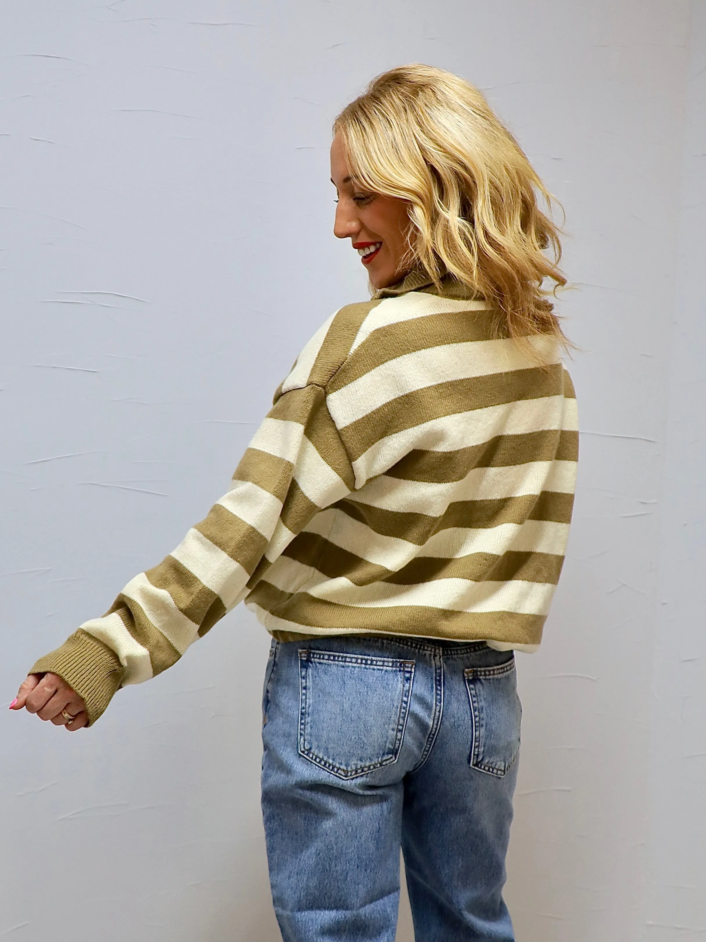 Writing Home Striped Sweater