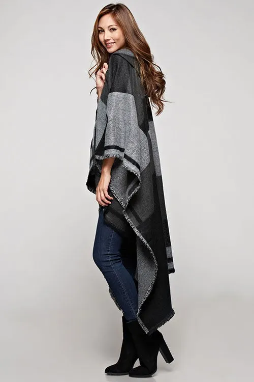 ZIGGY HOODED PONCHO