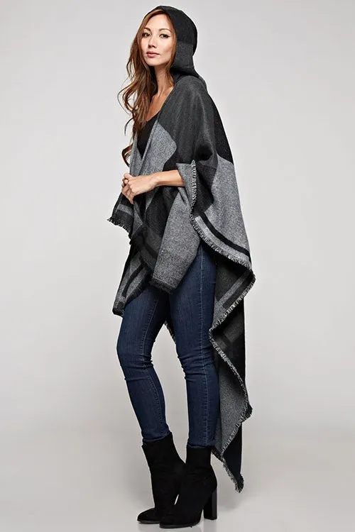 ZIGGY HOODED PONCHO