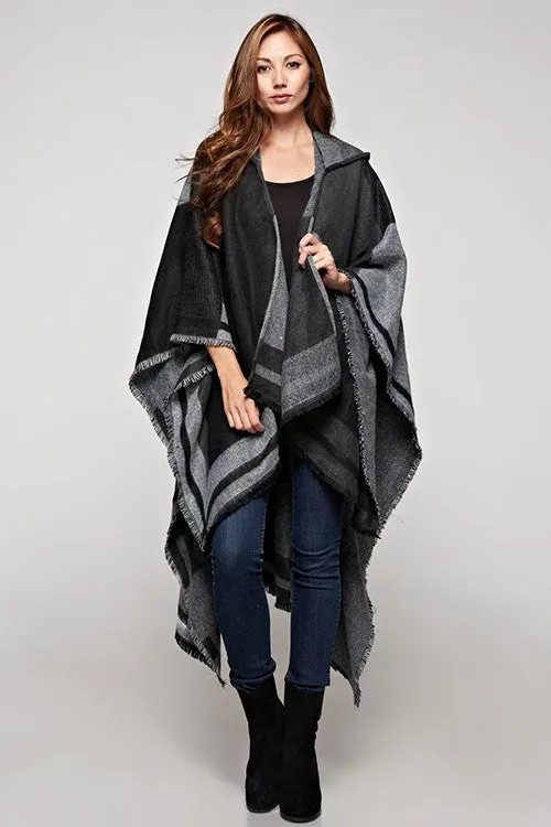 ZIGGY HOODED PONCHO